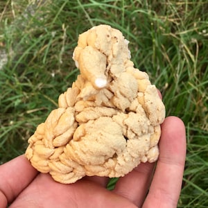 Stunning Intertwined Calcite ( Twisted )  , top quality Crystal , Yellow Crystal , Calcite Crystal , Calcite Mineral , Stone , Rock , N5523