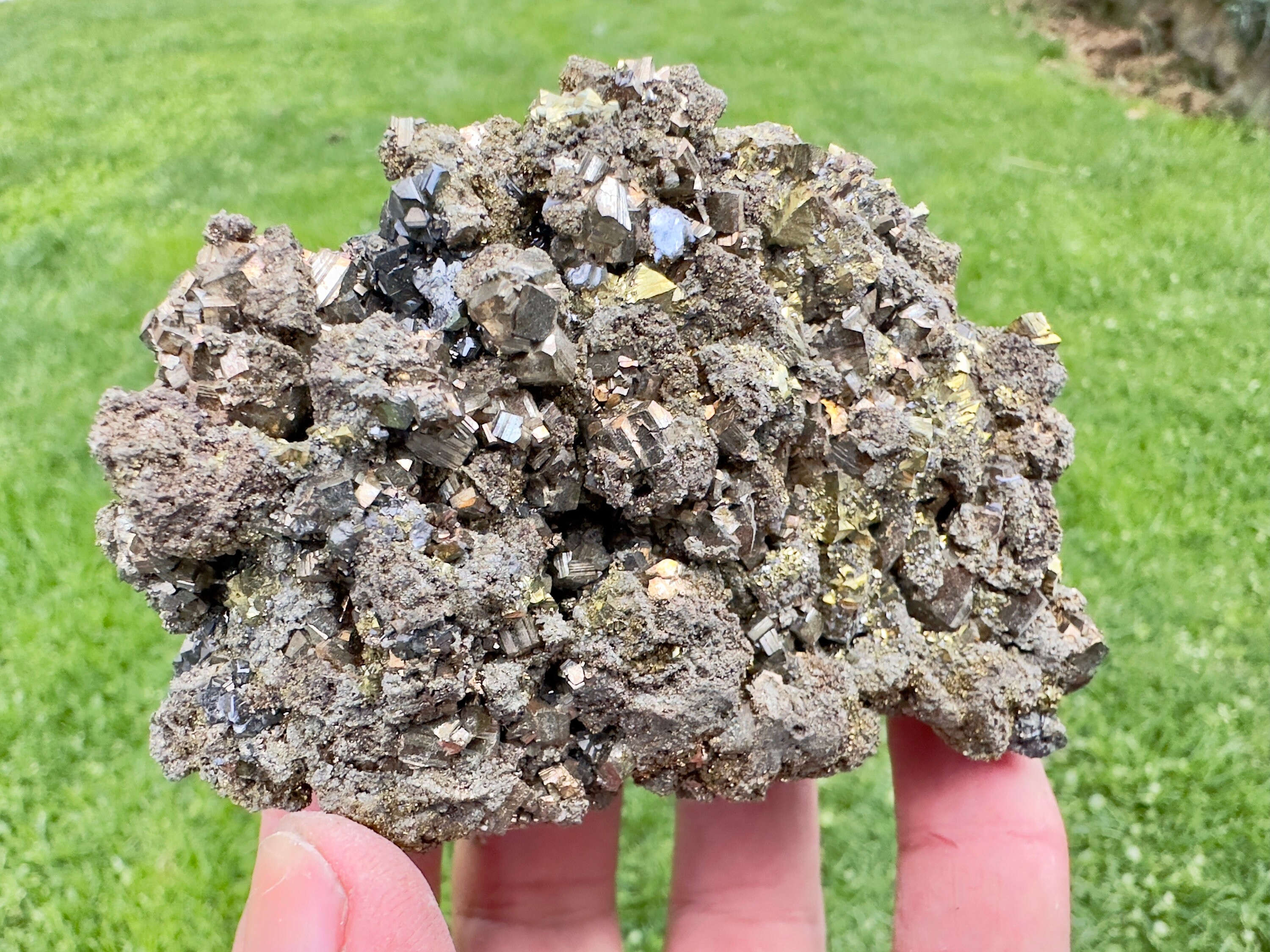 Interesting Combination Chalcopyrite, Pyrite, Sphalerite and Galena ...