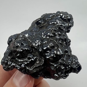 Hematite Crystal from Morocco , Rough Hematite , Chakra , Black Crystal , Black Mineral , Botryoidal Hematite , stone, NA1075