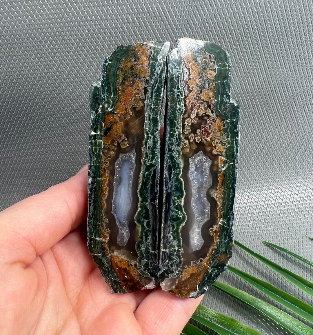 Set Polished Orpheus Agate From Bulgaria, Kardjali Region, Mineral ...