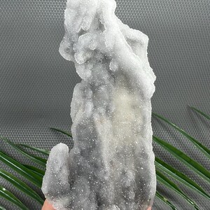 Amazing Chalcedony , Stalactite Blue Chalcedony from Krushev dol mine, Madan, Bulgaria, Natural Crystal, Mineral, NA1723