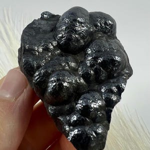 Raw Hematite from Marrocco, Hematite Crystal , Rough Hematite , Chakra , Black Crystal , Black Mineral , Botryoidal Hematite, stone, NA1198