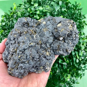 Very Rare Shiny Tetrahedrite covered  with Chalcopyrite and Quartz from 9th September mine, Bulgaria, Christmas gift , Collection, N6047