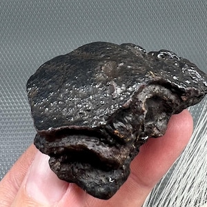 Raw Hematite from Marrocco , Hematite Crystal , Rough Hematite , Chakra , Black Crystal , Black Mineral, Botryoidal Hematite , stone, NA1108