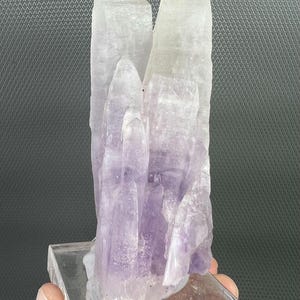 Lovely Quartz var. Amethyst Phantom from Chala mine, Haskovo, Bulgaria, Purple Crystal  gem , stone , NA2184
