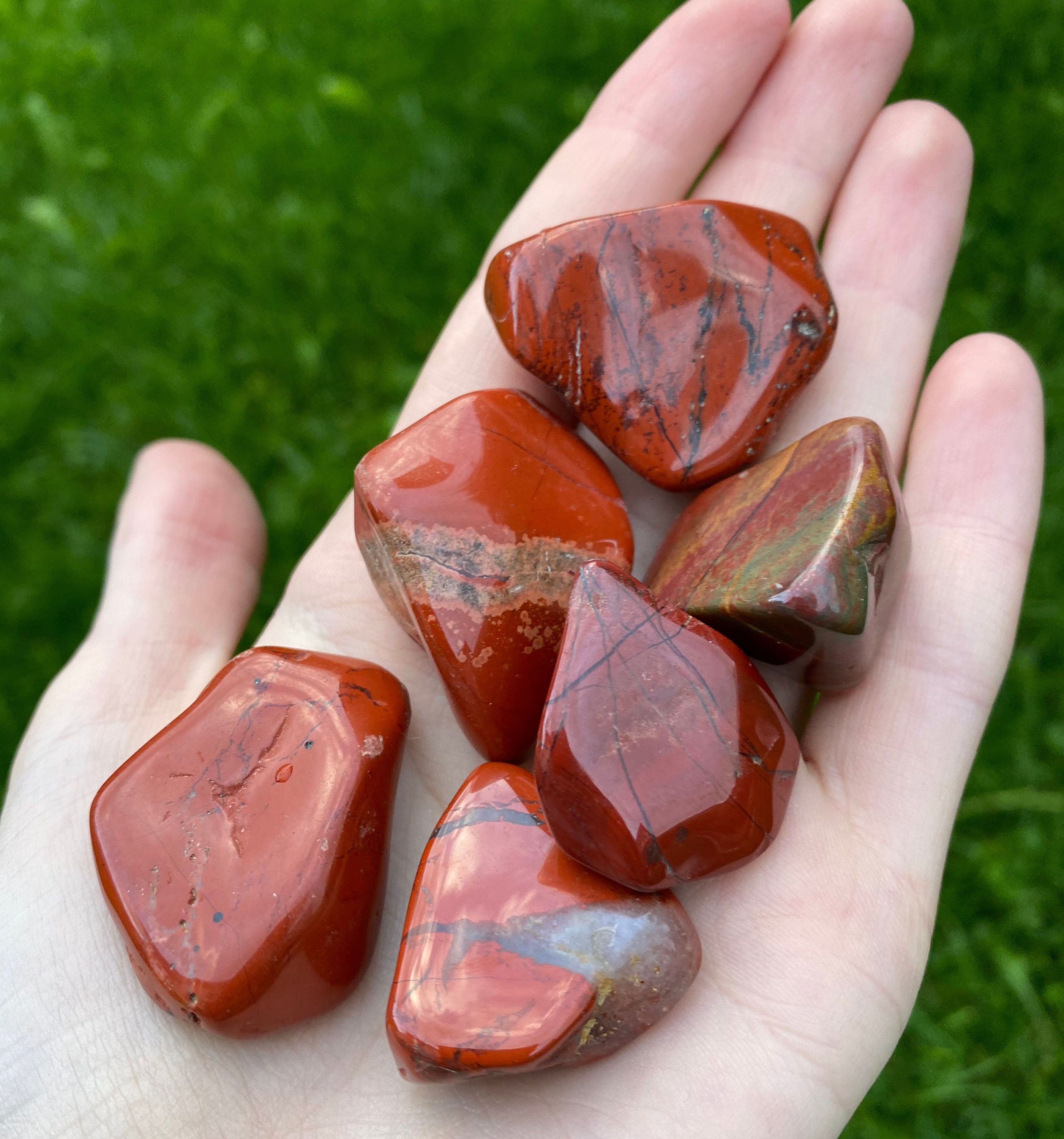Jasper Tumbled Stone ,red Tumbled Ston,jasper Stone, Mineral