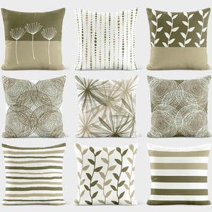 Olive Green Sage Outdoor Pillow • Patio Cushions • Patio Decor  Porch Decor