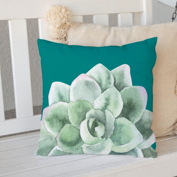 Succulent hotsell outdoor pillow