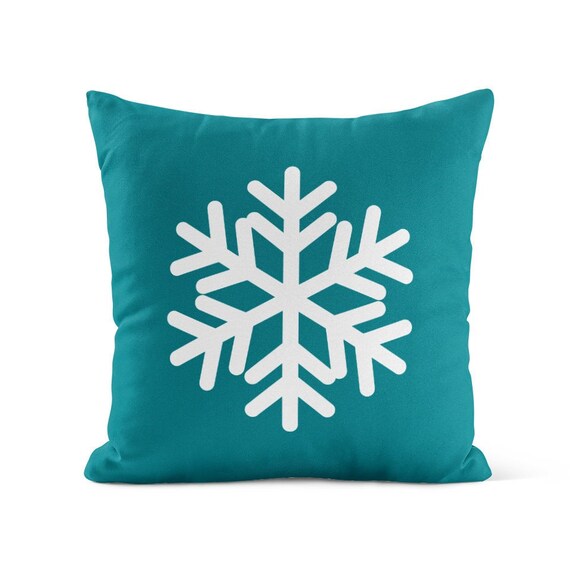 Snowflake throw pillows sale