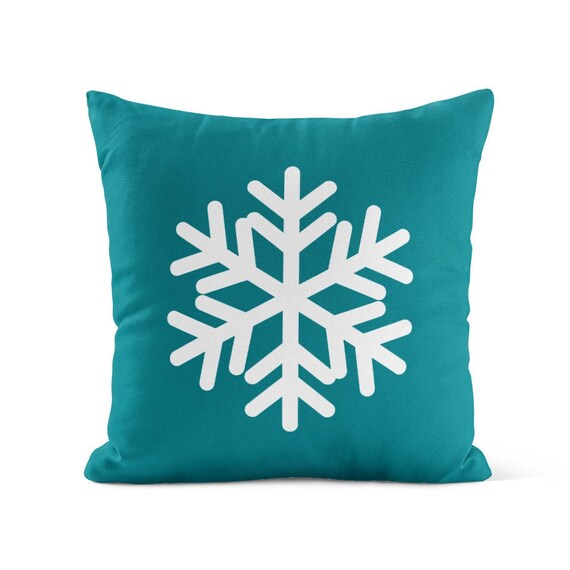 Snowflake Christmas Pillow Printable Post