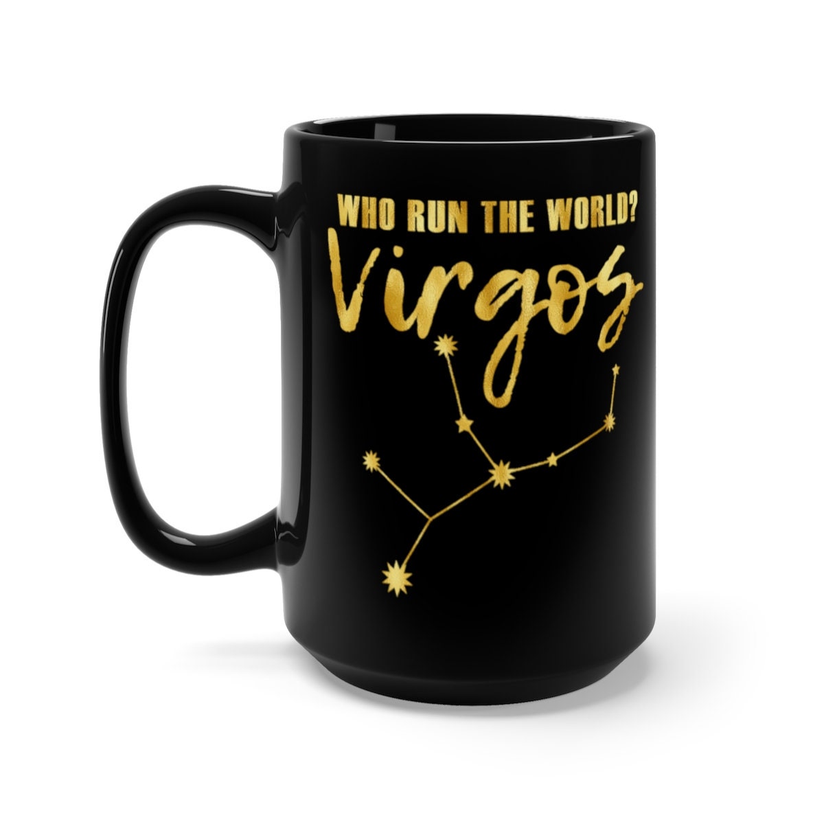 Black Virgo Zodiac Mug Gift For Virgo Virgo Christmas | Etsy