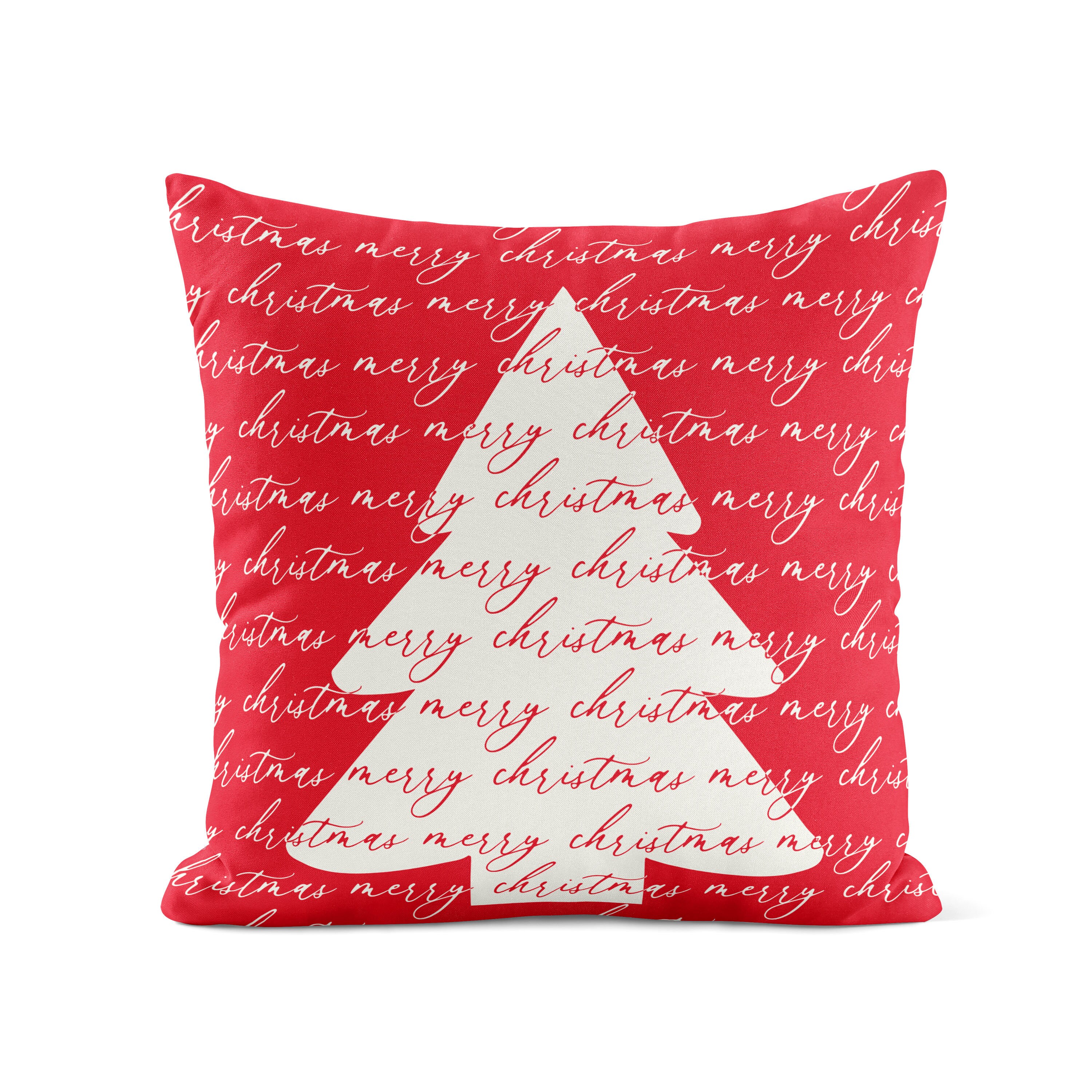 Red Christmas Throw Pillow Cover Snowflake Pillow Covers Etsy Canada