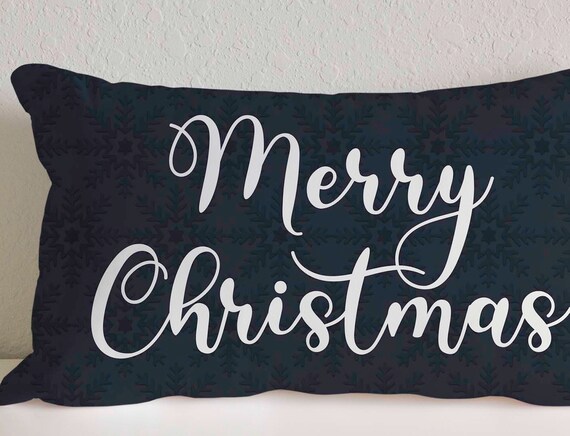 Navy christmas pillows hotsell