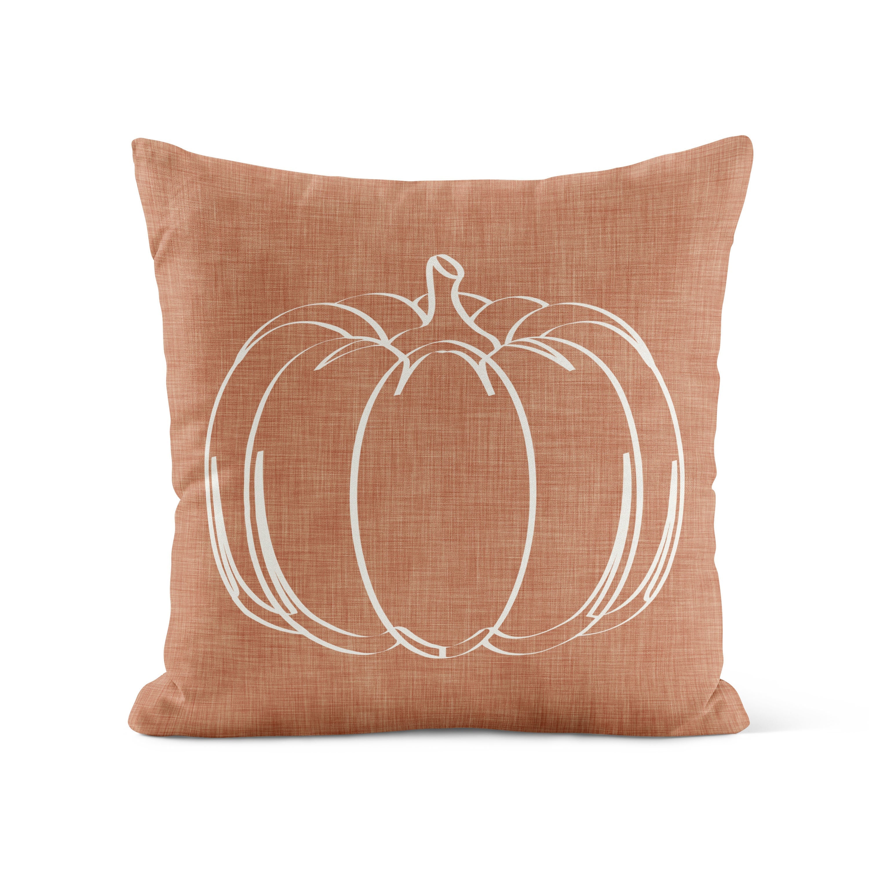 Pumpkin Trio - Decorative Pillow Cover - 18x18 inches – Cotton and Crate