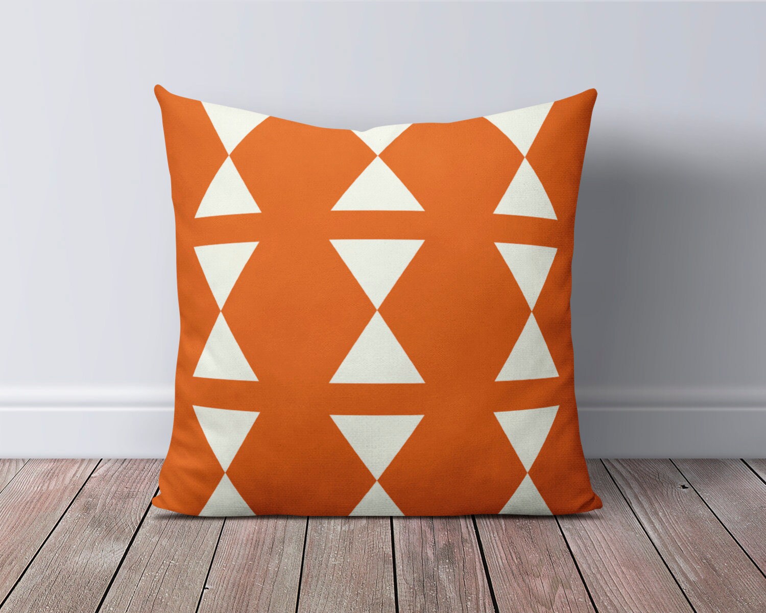 Burnt Orange Teal Outdoor Pillow Modern Mix and Match Patio Etsy