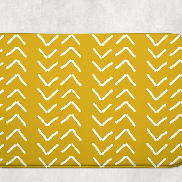 Yellow Bath Mat Etsy