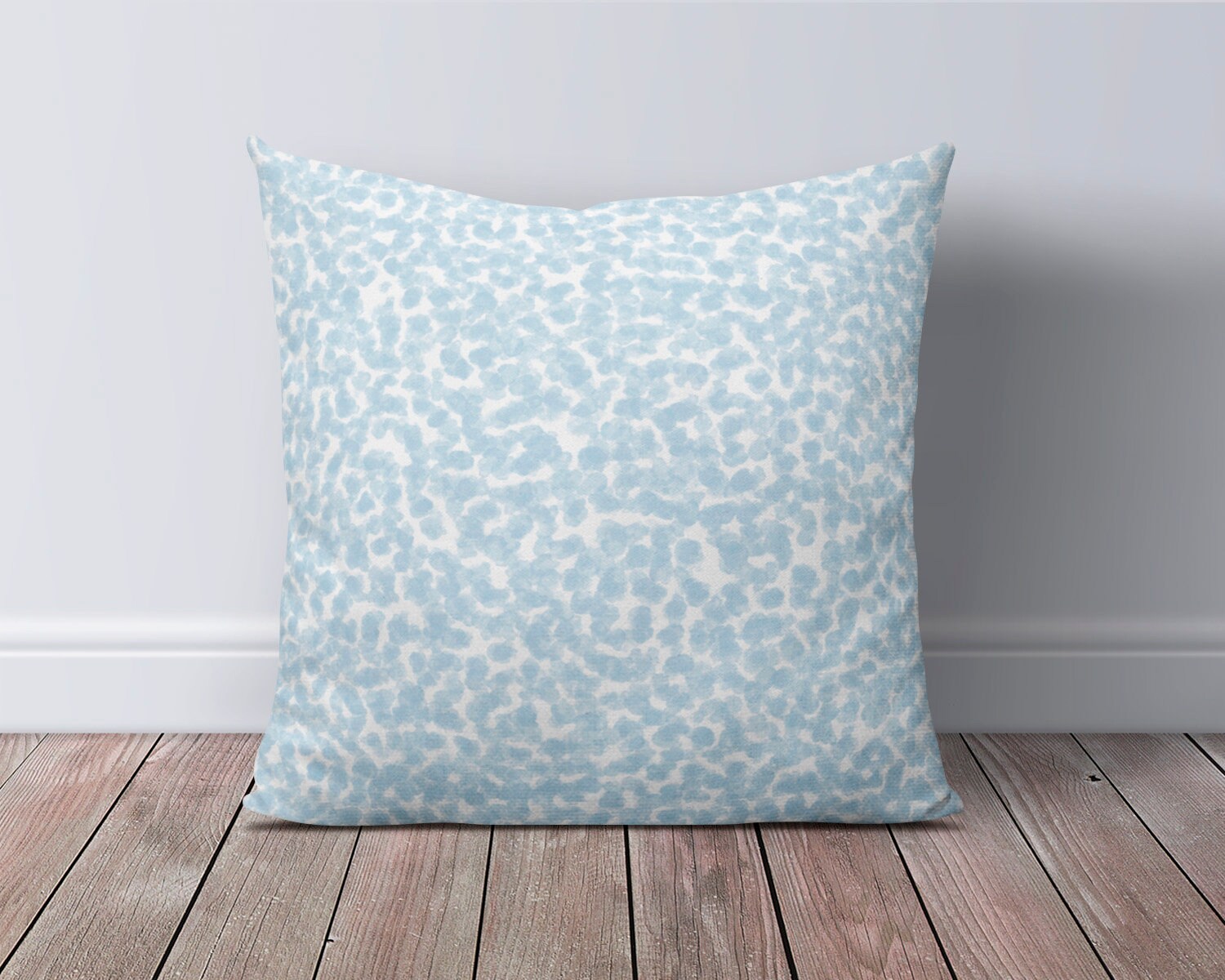 Sky Blue Throw Pillow Cover Navy Light Blue Mix and Match Etsy