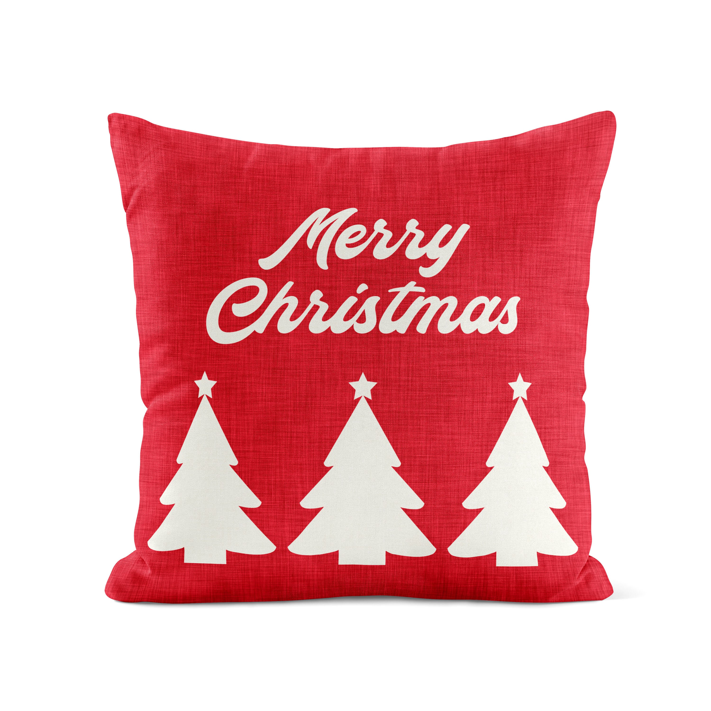 Red Christmas Throw Pillow Cover Snowflake Pillow Covers Etsy Canada