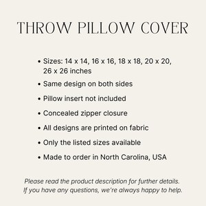 Terracotta Pumpkin Throw Pillow Cover • Minimalist Autumn Fall Accent Pillow • Thanksgiving Decorative Pillows for Couch image 2