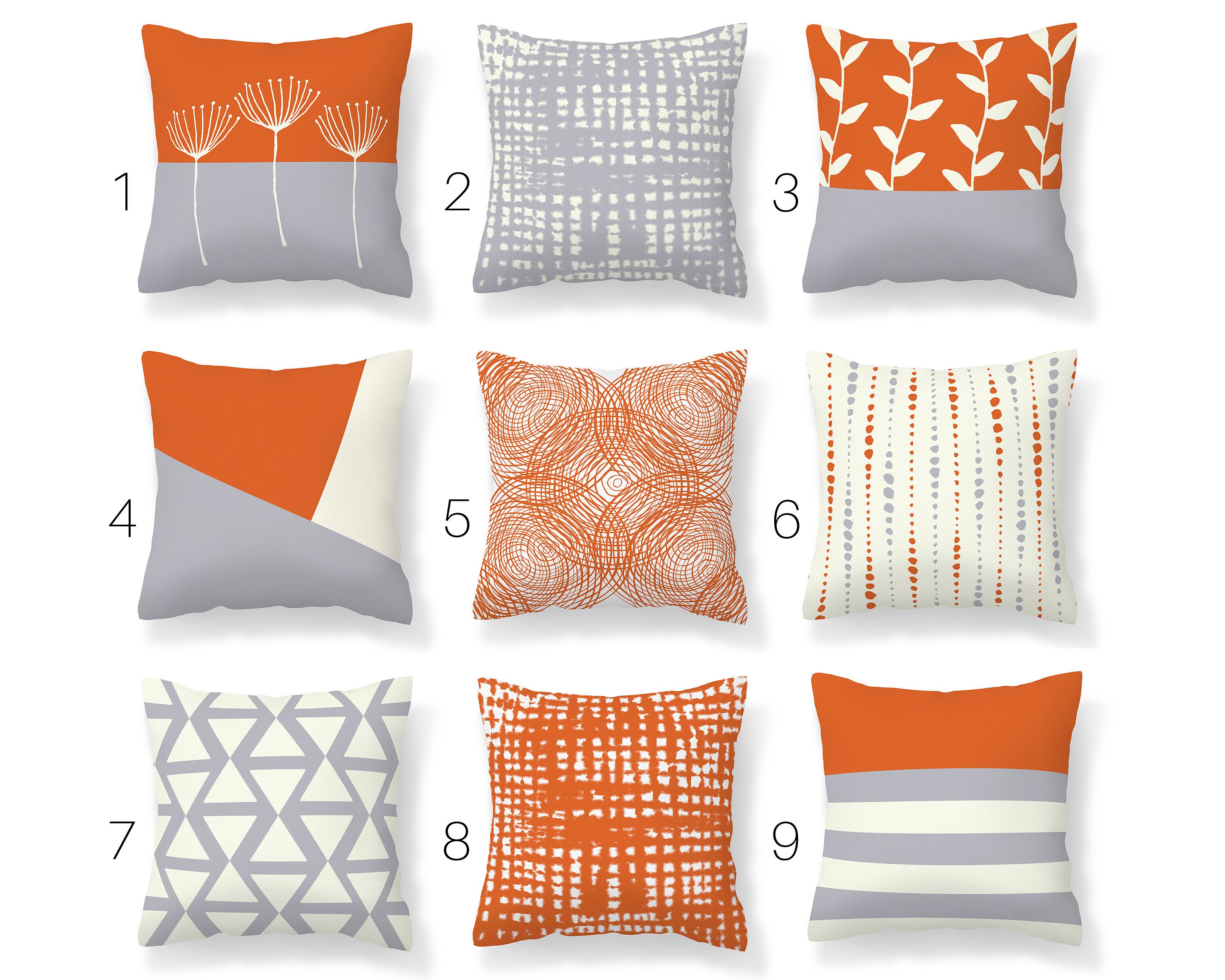 gray outdoor pillows