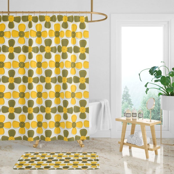 Retro Shower Curtain - Etsy