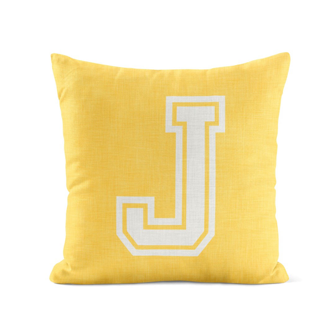 Monogram Pillow Personalized Pillow Initial Pillow Etsy.de