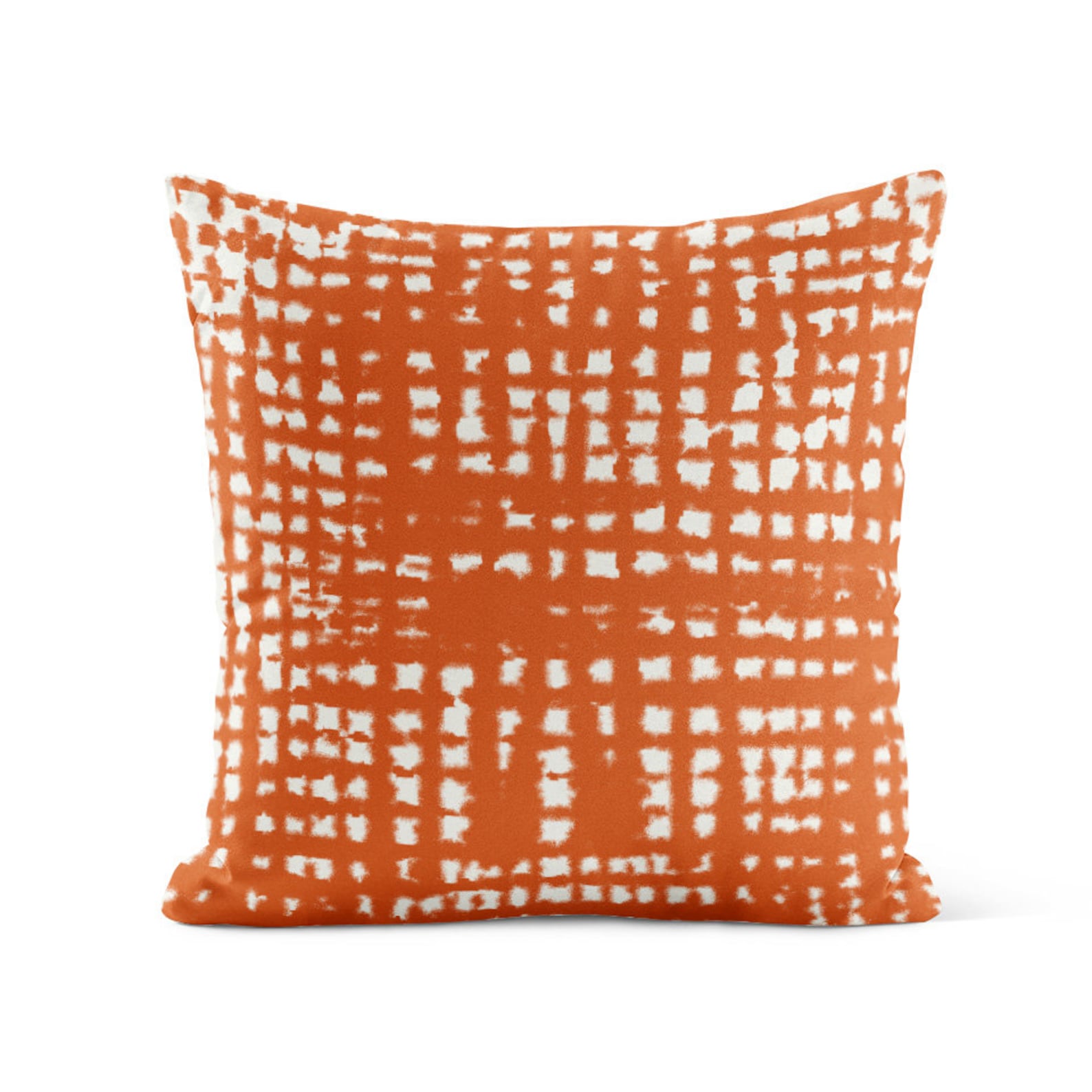 Burnt Orange Gray Outdoor Pillow Patio Cushions Patio Etsy