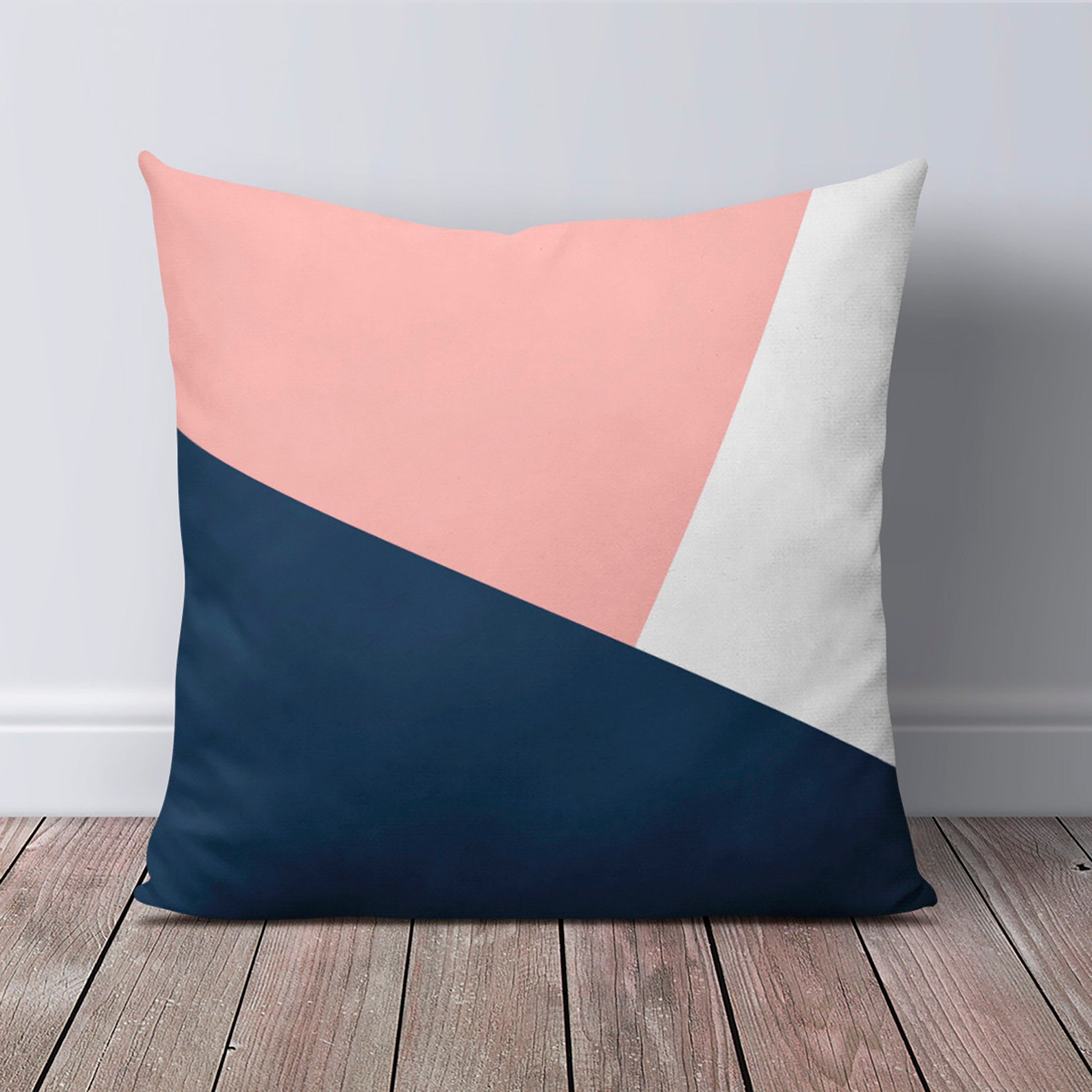 Pink Blue Throw Pillow Cover Mix and Match Pillow Case Etsy