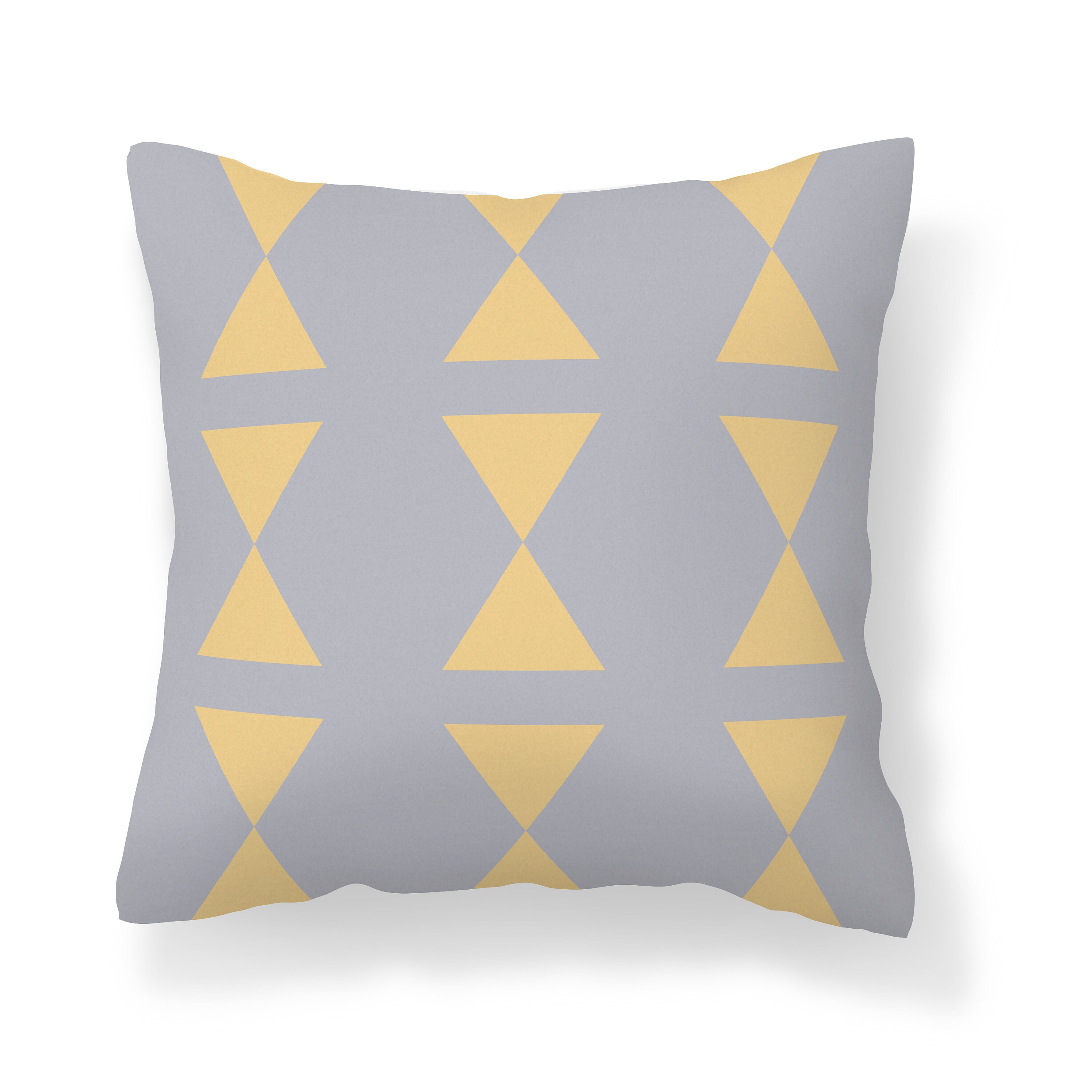 Gray Yellow Throw Pillow Cover Modern Mix and Match Pillow Etsy