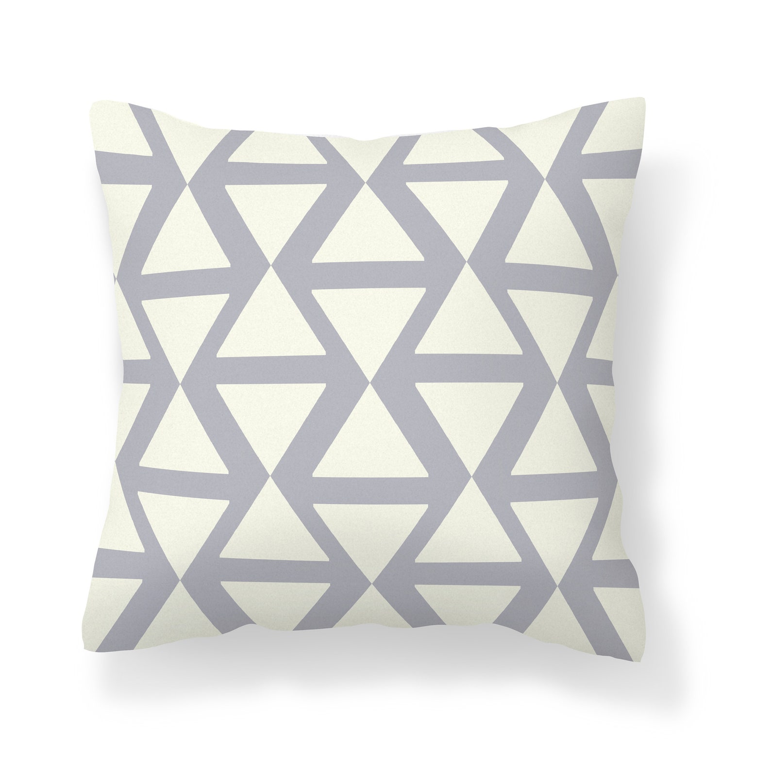 Gray White Geometric Throw Pillow Cover Modern Pillow Cases Etsy
