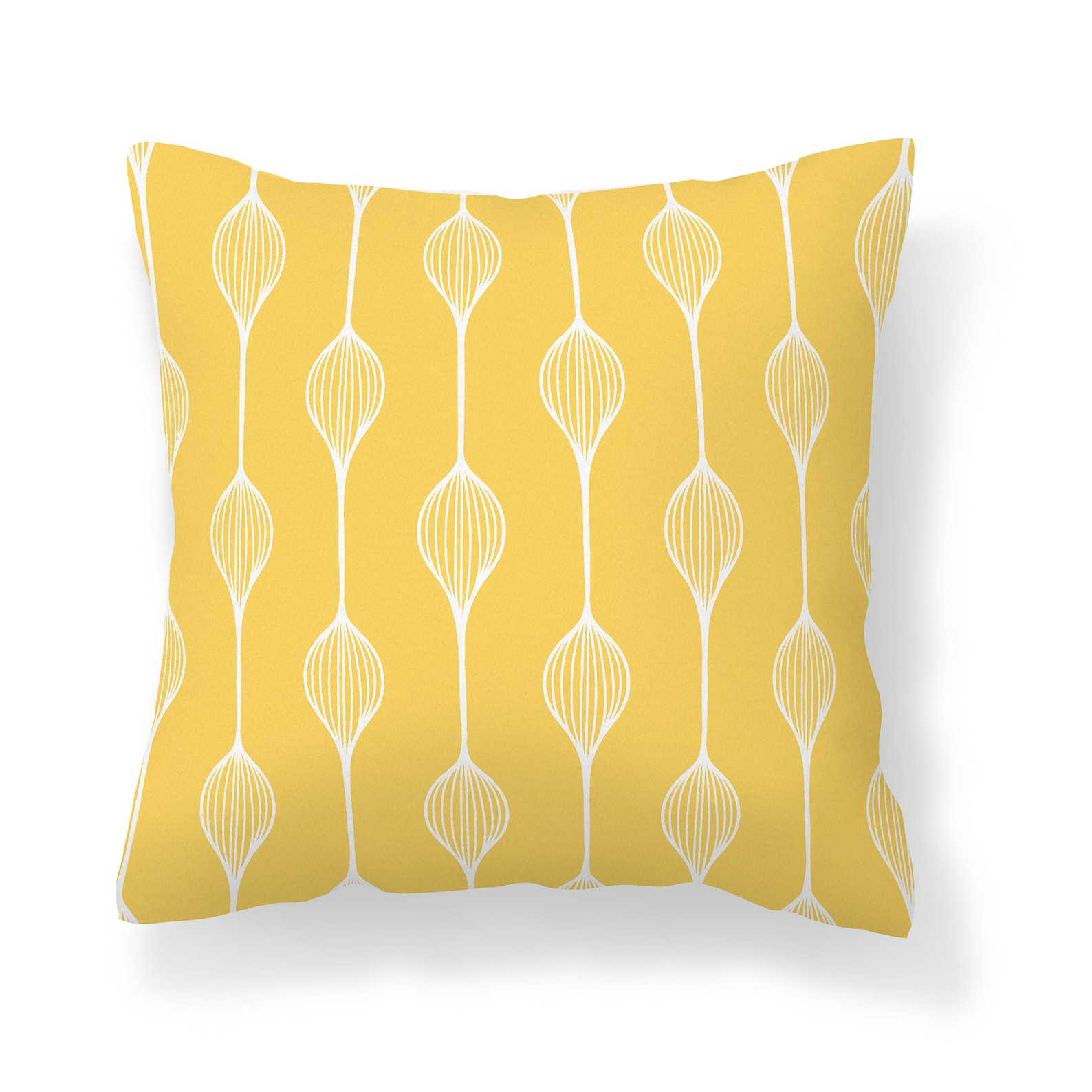 Yellow White Throw Pillow Cover Pillow Case Cushion Cover Etsy