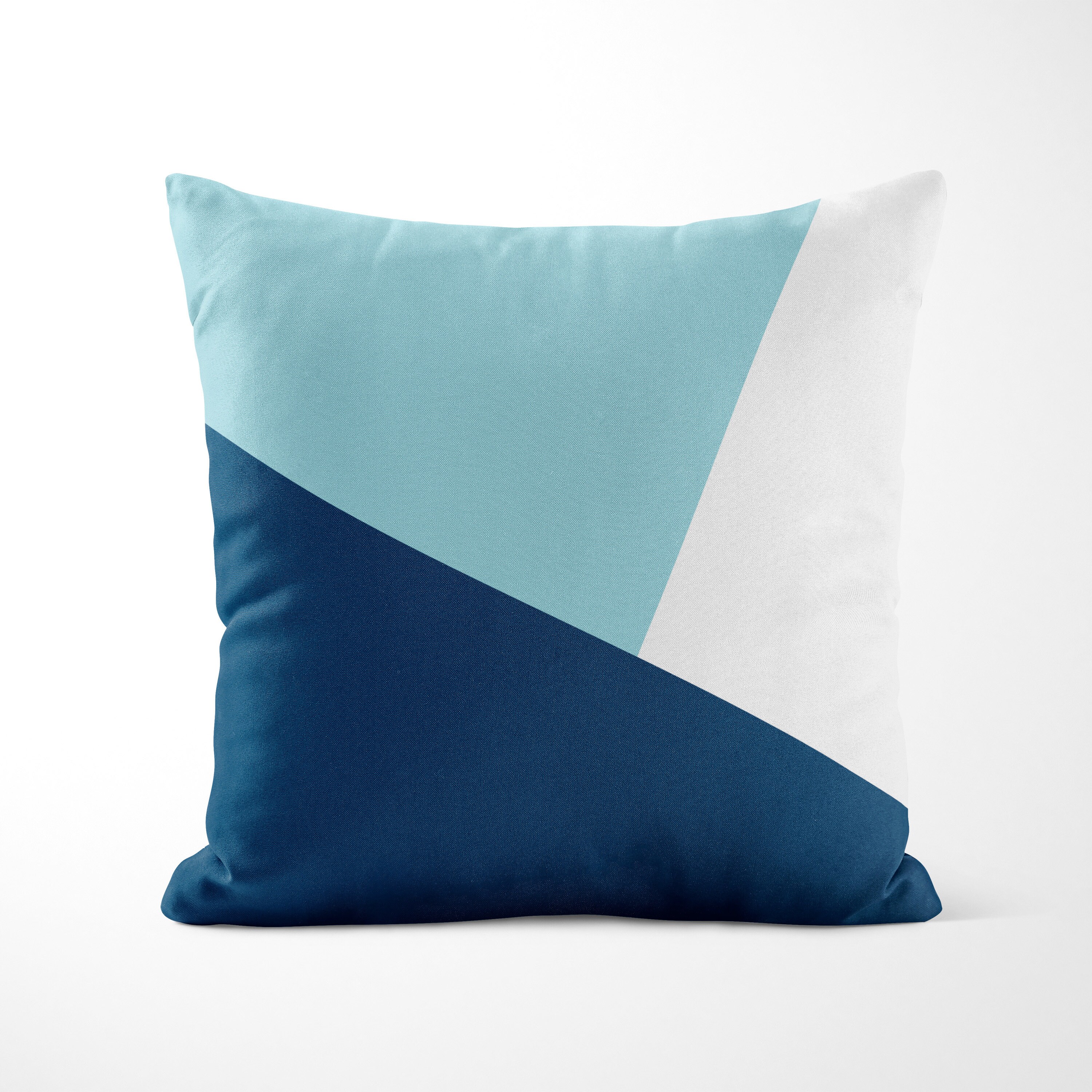 color block throw pillows