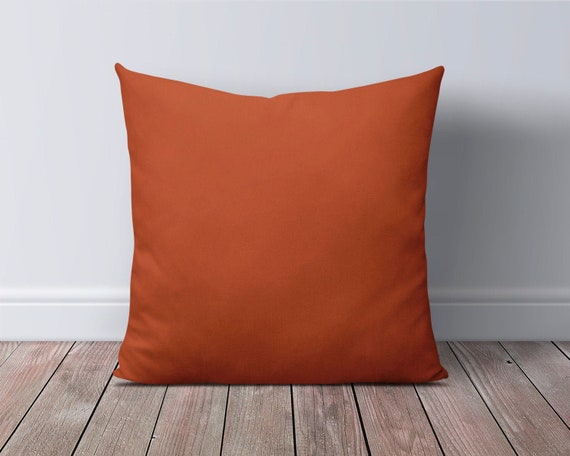 burnt orange pillow cases