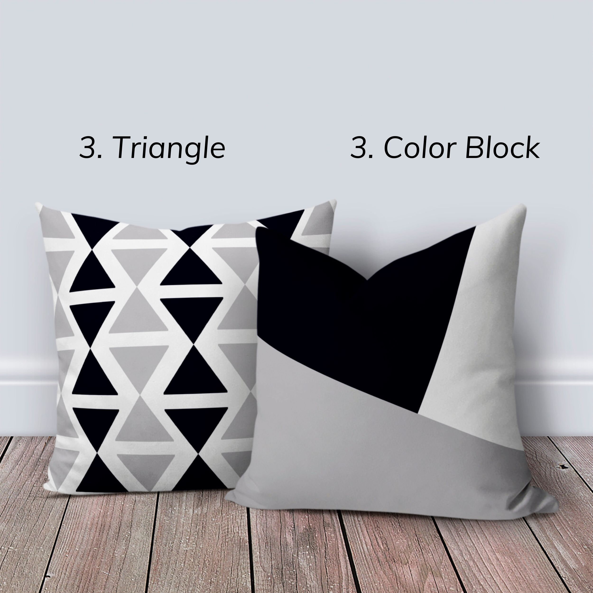 Gray white and black throw pillows new arrivals