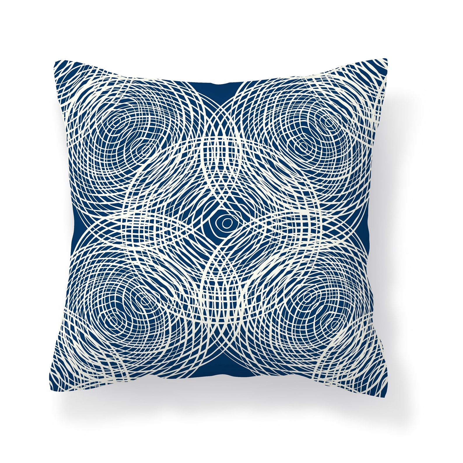 Blue Gray Throw Pillow Cover Modern Mix and Match Pillow Etsy