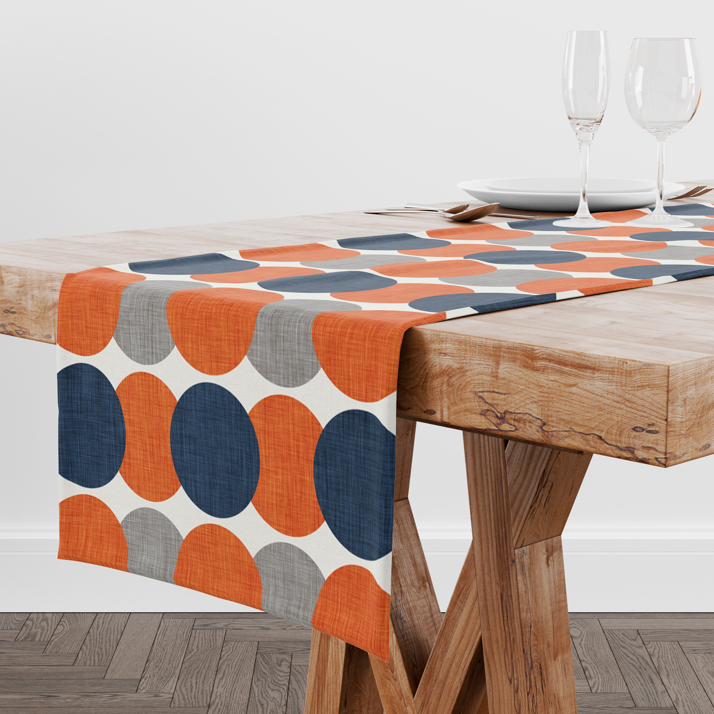 Orange table runner deals