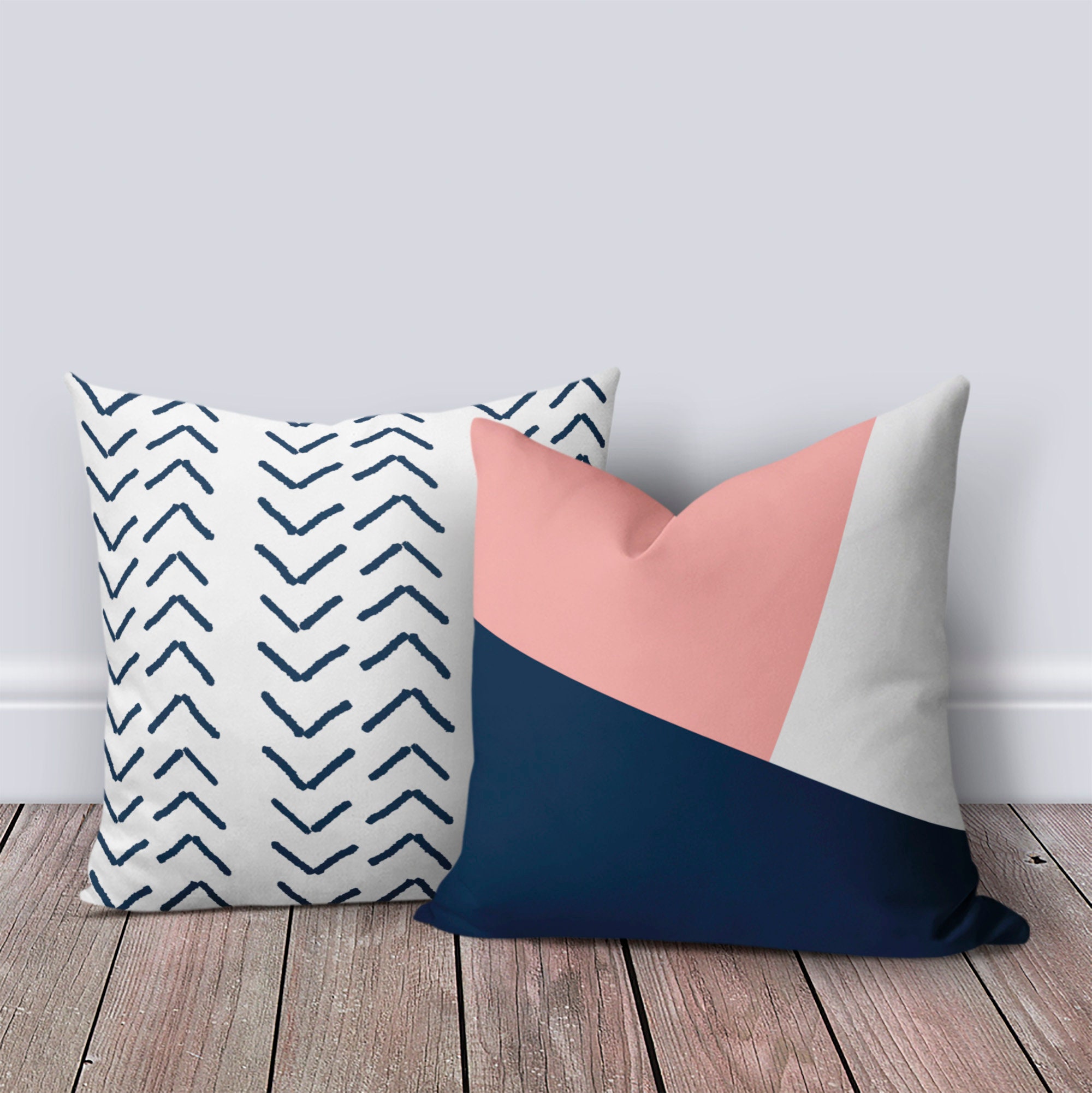 Pink and best sale blue outdoor pillows