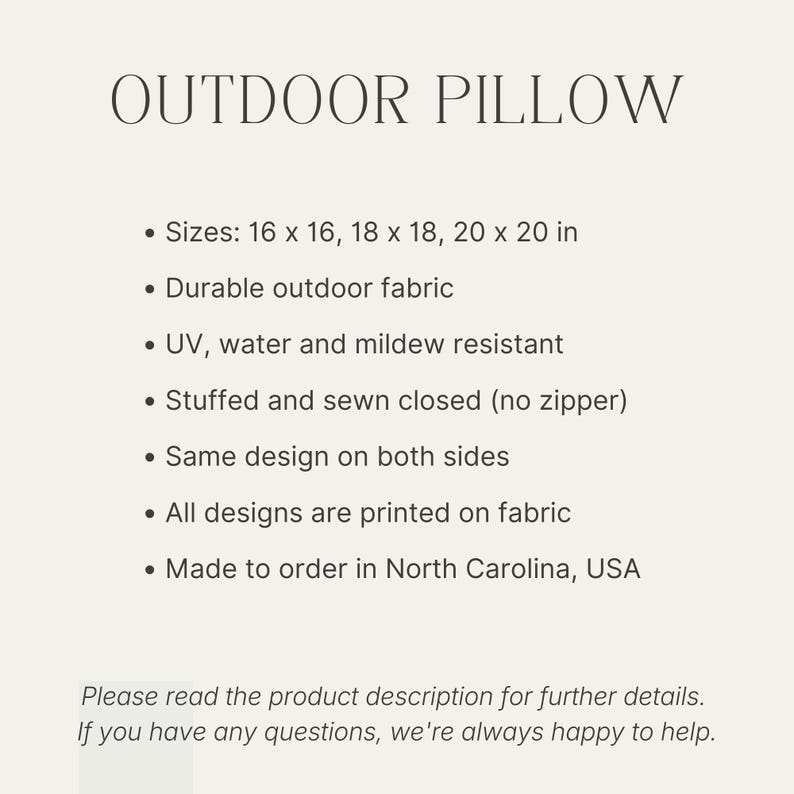 Burnt Orange Pumpkin Outdoor Pillow • Minimalist Autumn Fall Pillow for Porch & Patio image 2