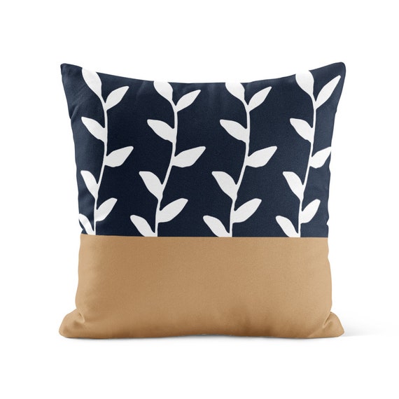 Navy blue and white outdoor pillows hotsell