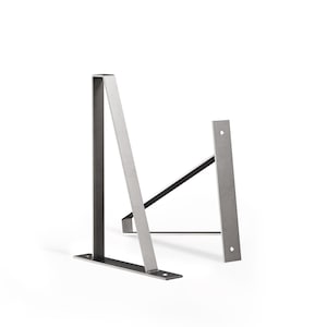 Shelf Brackets- Suspended- (set of 2) Industrial mid century modern