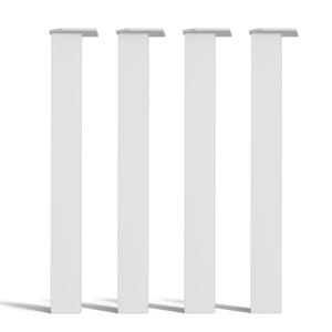 4 x Single Pin Box Legs - Table and Bench - Various Finishes
