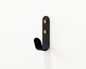 J Hook - Metal Wall Hooks - Various Colours