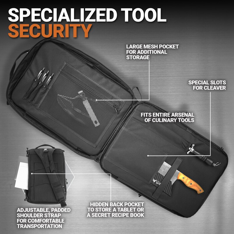 Chef Knife Bag Tactical Sling Bag Knife Carrying Case With Etsy