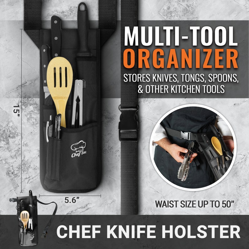 Chef Sac Knife Holster Chef Tools Belt Etsy