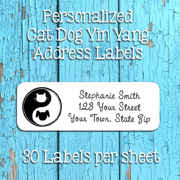 Dogs Address Labels Etsy