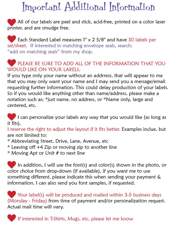 Etichette Per Indirizzi Personalizzate, Etichette Per Indirizzo Di Ritorno - Foto 4