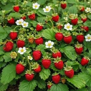 Fraise des bois - 300 GRAINES - Fragaria Vesca - Baron Solemacher - VIVACES