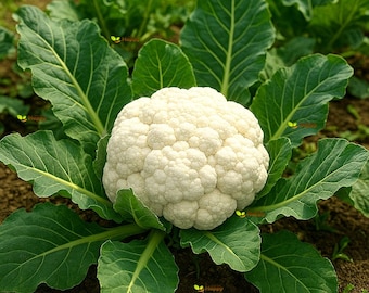 300 Blumenkohlsamen „Ganzjährig“ | Brassica oleracea | Weißes, traditionelles Gemüse