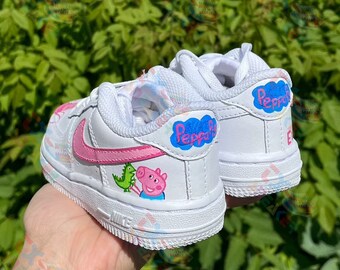 Custom shoes Air Force 1's Kid, Cartoon Toddler Painted Sneakers, Birthday Gift For Daughter