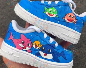 Zapatos personalizados Air Force One Kid, zapatillas pintadas, regalo de cumpleaños para él